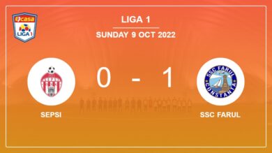SSC Farul 1-0 Sepsi: overcomes 1-0 with a goal scored by L. Munteanu
