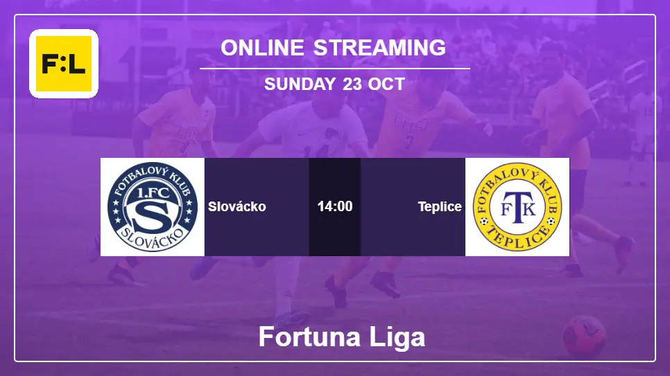 Slovácko-vs-Teplice online streaming info 2022-10-23 matche