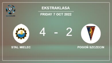 Ekstraklasa: Stal Mielec conquers Pogoń Szczecin 4-2