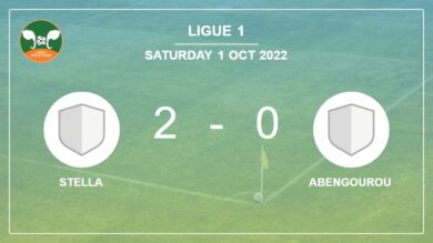 Ligue 1: Stella defeats Abengourou 2-0 on Saturday