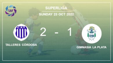 Superliga: Talleres Córdoba defeats Gimnasia La Plata 2-1