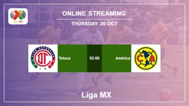 Round : Toluca vs. América Liga MX on online stream