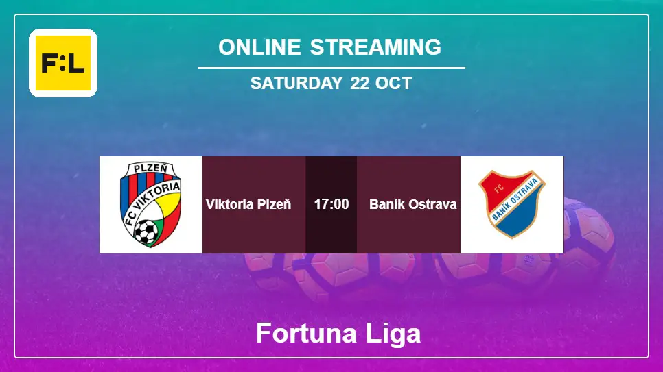 Viktoria-Plzeň-vs-Baník-Ostrava online streaming info 2022-10-22 matche