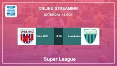 How to watch Volos NFC vs. Levadiakos on live stream and at what time