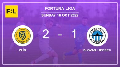 Fortuna Liga: Zlín overcomes Slovan Liberec 2-1