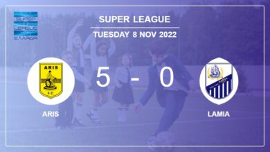 Super League: Aris crushes Lamia 5-0