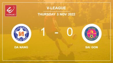 Da Nang 1-0 Sai Gon: overcomes 1-0 with a goal scored by Claudir