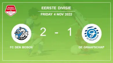 Eerste Divisie: FC Den Bosch recovers a 0-1 deficit to conquer De Graafschap 2-1
