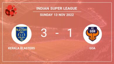 Indian Super League: Kerala Blasters conquers Goa 3-1