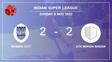 Indian Super League: Mumbai City and ATK Mohun Bagan draw 2-2 on Sunday