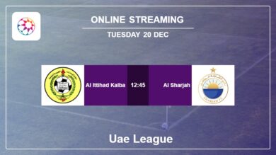 Round 11: Al Ittihad Kalba vs. Al Sharjah Uae League on online stream