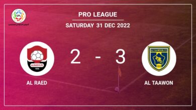 Pro League: Al Taawon overcomes Al Raed 3-2