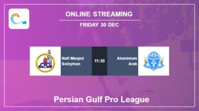 Round 14: Naft Masjed Soleyman vs. Aluminium Arak Persian Gulf Pro League on online stream