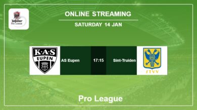 Round 20: AS Eupen vs. Sint-Truiden Pro League on online stream