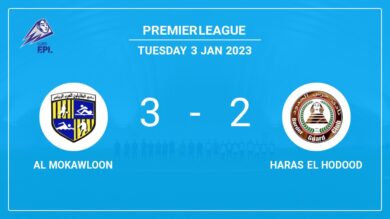 Premier League: Al Mokawloon prevails over Haras El Hodood after recovering from a 1-2 deficit