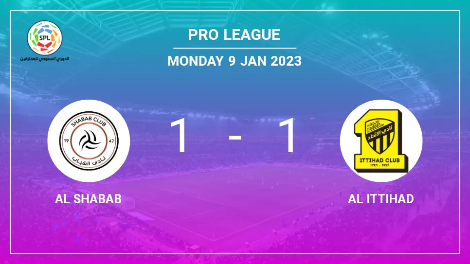 Al-Shabab-vs-Al-Ittihad-1-1-Pro-League