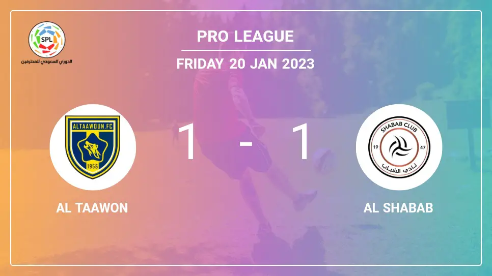 Al-Taawon-vs-Al-Shabab-1-1-Pro-League