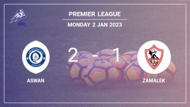Premier League: Aswan defeats Zamalek 2-1