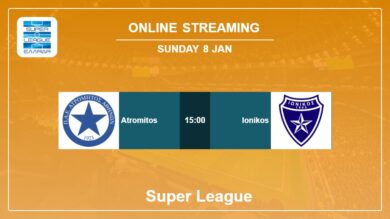 How to watch Atromitos vs. Ionikos on live stream and at what time