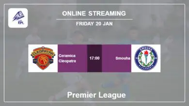 How to watch Ceramica Cleopatra vs. Smouha on live stream and at what time