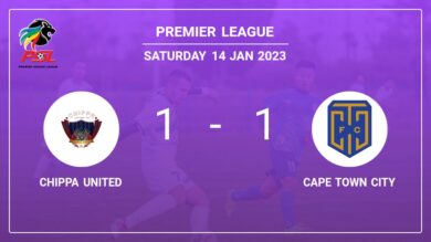 Chippa United 1-1 Cape Town City: Draw on Saturday