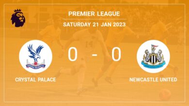 Premier League: Crystal Palace draws 0-0 with Newcastle United on Saturday
