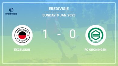 Excelsior 1-0 FC Groningen: conquers 1-0 with a goal scored by R. El