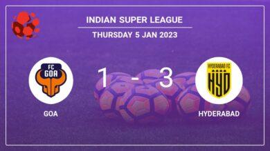Indian Super League: Hyderabad demolishes Goa 3-1 with 3 goals from B. Ogbeche