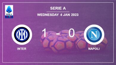 Inter 1-0 Napoli: defeats 1-0 with a goal scored by E. Dzeko