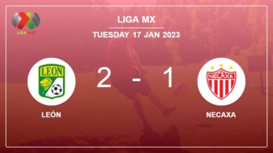 Liga MX: León recovers a 0-1 deficit to overcome Necaxa 2-1