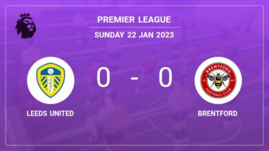 Premier League: Leeds United draws 0-0 with Brentford on Sunday