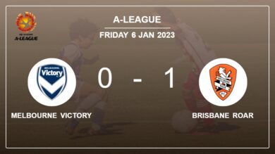 Brisbane Roar 1-0 Melbourne Victory: tops 1-0 with a goal scored by J. O’Shea