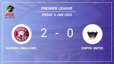 Premier League: Moroka Swallows beats Chippa United 2-0 on Friday
