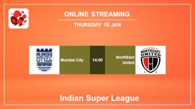 Watch Mumbai City vs. NorthEast United on live stream, H2H, Prediction