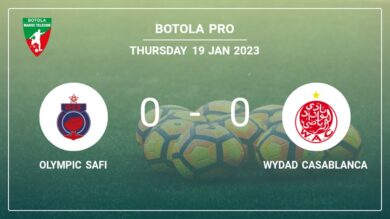 Botola Pro: Olympic Safi draws 0-0 with Wydad Casablanca on Thursday