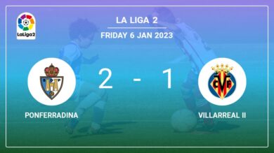 La Liga 2: Ponferradina recovers a 0-1 deficit to best Villarreal II 2-1