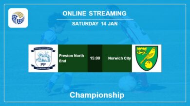 Round 27: Preston North End vs. Norwich City Championship on online stream