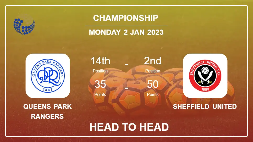 Head to Head Queens Park Rangers vs Sheffield United | Prediction, Odds - 02-01-2023 - Championship