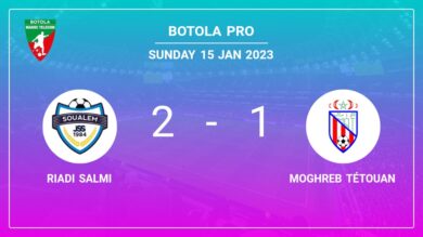 Botola Pro: Riadi Salmi recovers a 0-1 deficit to overcome Moghreb Tétouan 2-1