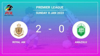 Premier League: Royal AM overcomes AmaZulu 2-0 on Sunday