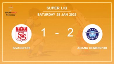 Super Lig: Adana Demirspor defeats Sivasspor 2-1