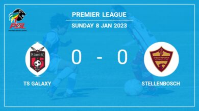 Premier League: TS Galaxy draws 0-0 with Stellenbosch on Sunday