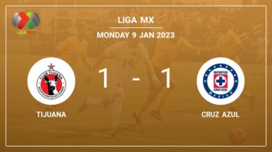 Tijuana 1-1 Cruz Azul: Draw on Sunday