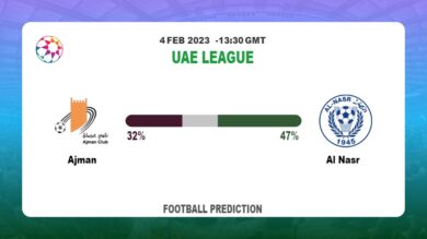 Both Teams To Score Prediction: Ajman vs Al Nasr BTTS Tips Today | 4th February 2023