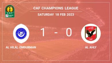 Al Hilal Omdurman 1-0 Al Ahly: overcomes 1-0 with a goal scored by M. Lilepo