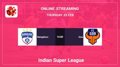 Where to watch Bengaluru vs. Goa live stream in Indian Super League 2022-2023