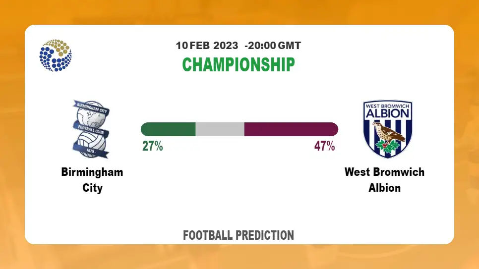 Both Teams To Score Prediction: Birmingham City vs West Bromwich Albion BTTS Tips Today | 10th February 2023