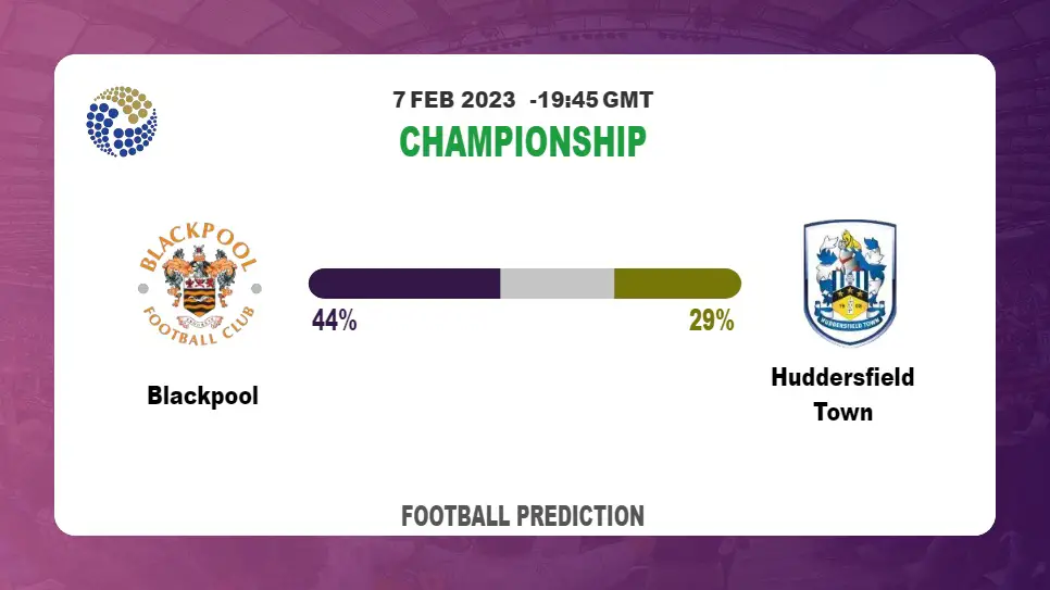 Both Teams To Score Prediction: Blackpool vs Huddersfield Town BTTS Tips Today | 7th February 2023