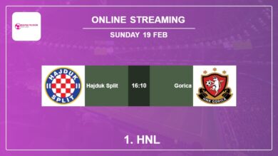 Where to watch Hajduk Split vs. Gorica live stream in 1. HNL 2022-2023