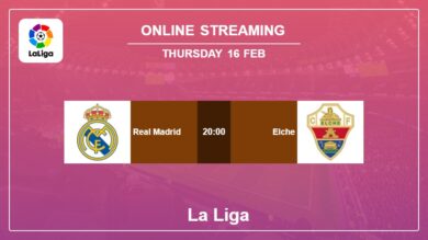 Where to watch Real Madrid vs. Elche live stream in La Liga 2022-2023
